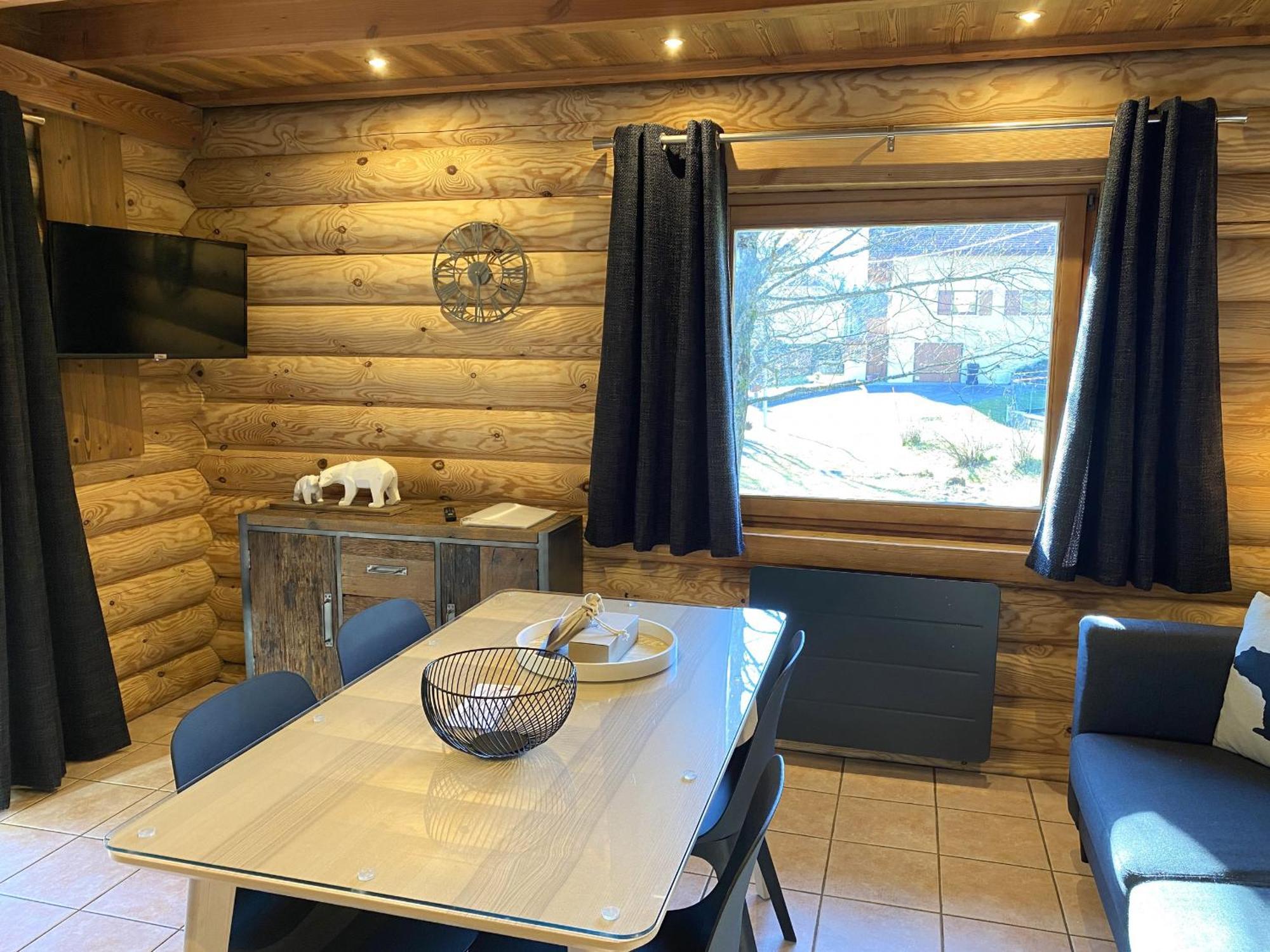 L'Oursblanc Chalet En Rondins لابْريسْ المظهر الخارجي الصورة