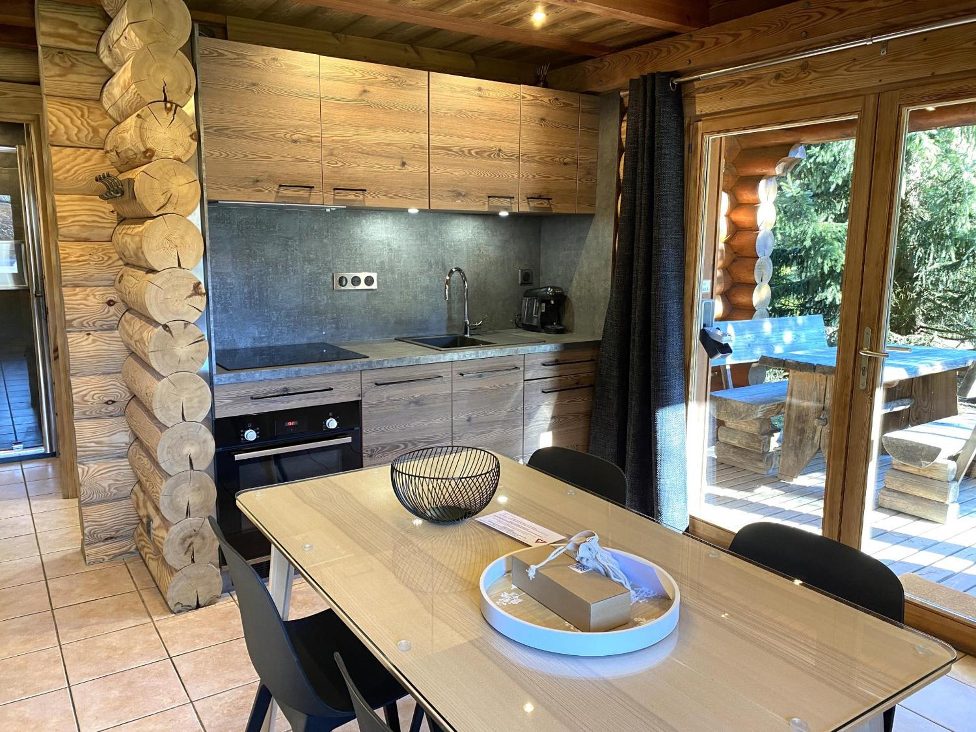 L'Oursblanc Chalet En Rondins لابْريسْ المظهر الخارجي الصورة